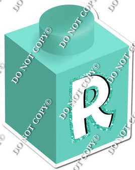 Mint - R Letter Block