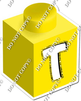Yellow - T Letter Block