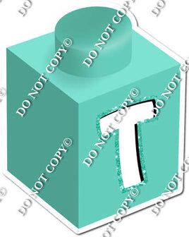 Mint - T Letter Block