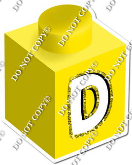 Yellow - D Letter Block w/ Variants