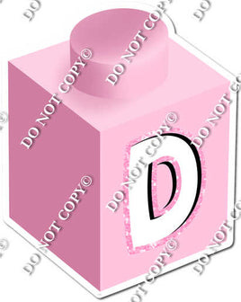 Baby Pink - D Letter Block