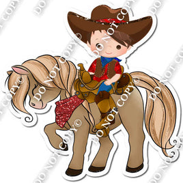 Cowboy Kid on Horse w/ Variants