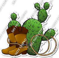 Boots, Rope, and Cactus w/ Variants