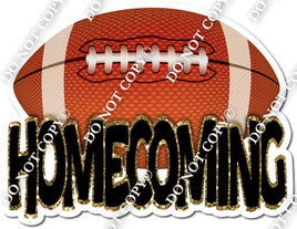 Homecoming Statement with Football w/ Variants