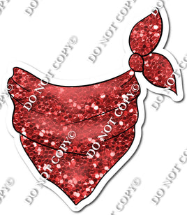 Sparkle Red Bandana Face Mask w/ Variants