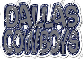 Dallas Cowboys Statement - Mascot w/ Variants