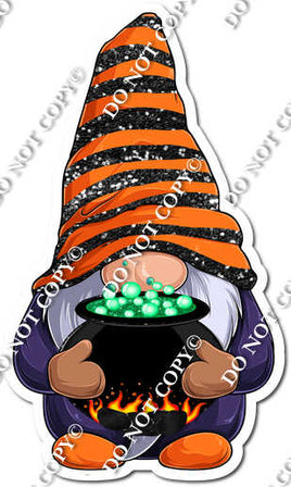 Gnome - Holding a Caldron