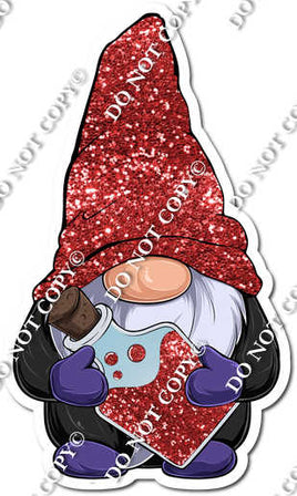 Gnome - Holding a Jar of Blood