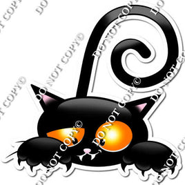 Peeking Halloween Cat 2