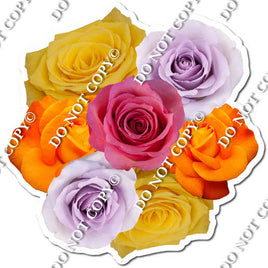 Watercolor Rose - Multiple Colors w/ Variants