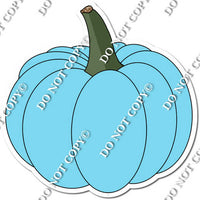 Flat Baby Blue Pumpkin