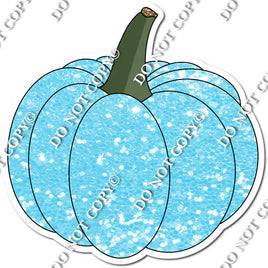 Baby Blue Sparkle Pumpkin