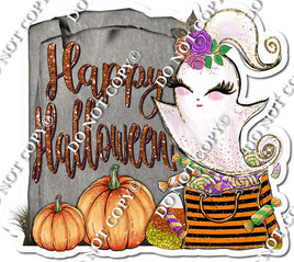 Grave & Ghost - Happy Halloween Statement