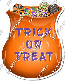 Trick Or Treat Candy Bag - Statement w/ Variants