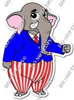 Republican Elephant Politician w/ Variants