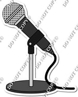Microphone on Stand w/ Variants