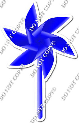 Flat - Blue - Pinwheel w/ Variants