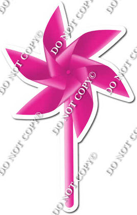 Flat - Hot Pink - Pinwheel w/ Variants