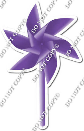 Flat - Purple - Pinwheel w/ Variants