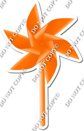 Flat - Orange - Pinwheel w/ Variants
