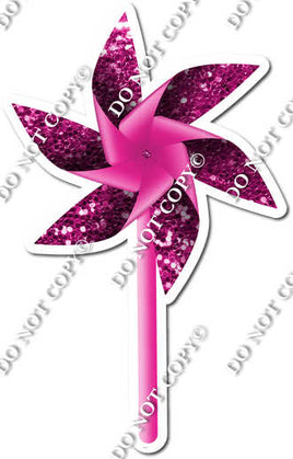 Sparkle - Hot Pink - Pinwheel w/ Variants