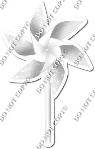 Sparkle - White - Pinwheel| Sign Swag USA