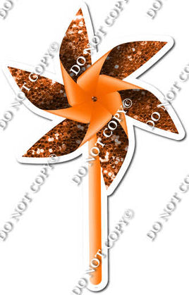 Sparkle - Orange - Pinwheel w/ Variants