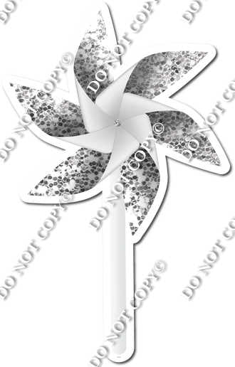 Sparkle - Light Silver - Pinwheel w/ Variants| Sign Swag USA