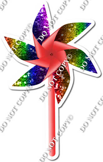 Sparkle - Rainbow - Pinwheel| Sign Swag USA