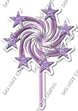 Sparkle - Lavender - Spinning Star Wand w/ Variants