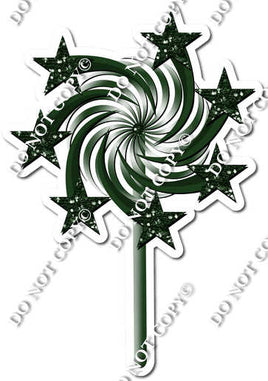 Sparkle - Hunter Green - Spinning Star Wand w/ Variants