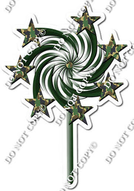 Camo - Spinning Star Wand w/ Variants