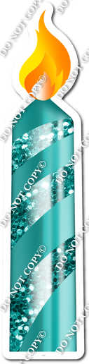 Sparkle - Teal - Candle Style 2 w/ Variants