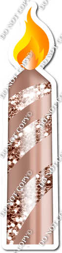 Sparkle - Rose Gold - Candle Style 2 w/ Variants