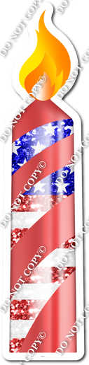 Sparkle - Flag - Candle Style 2 w/ Variants