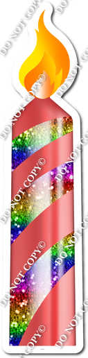 Sparkle - Rainbow - Candle Style 2 w/ Variants