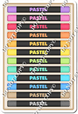 Pastel Paint Palette w/ Variants