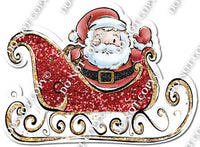 Santa in Sleigh w/ Variants