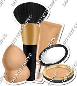 Makeup Tools and Products w/ Variants