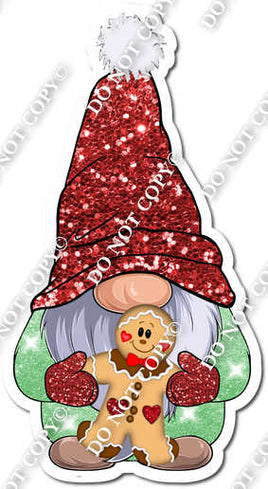 Gnome - Red Hat with Ginger Bread Man w/ Variants