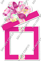 Pink Floral - Open Box Face Cutout w/ Variants