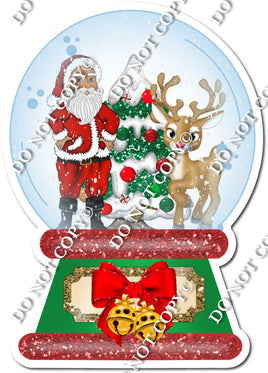 Snow Globe - Santa & Reindeer w/ Variants