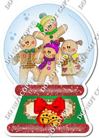 Snow Globe - Gingerbread Family w/ Variants