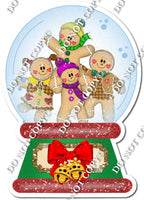 Snow Globe - Gingerbread Family w/ Variants