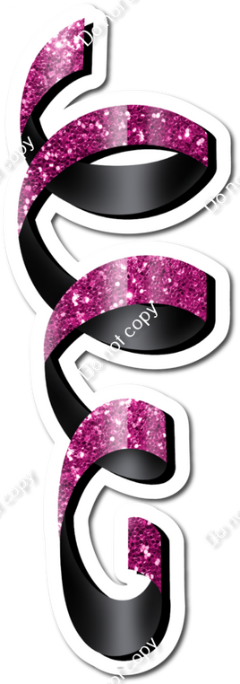Sparkle Hot Pink & Black w/ Variants - Style 2