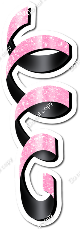 Sparkle Baby Pink & Black w/ Variants - Style 2