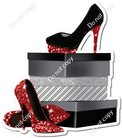 Red High Heels & Shoe Boxes w/ Variants