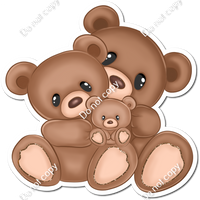 3 Teddy Bears w/ Variant