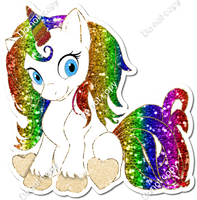 Rainbow Sitting Unicorn w/ Variants