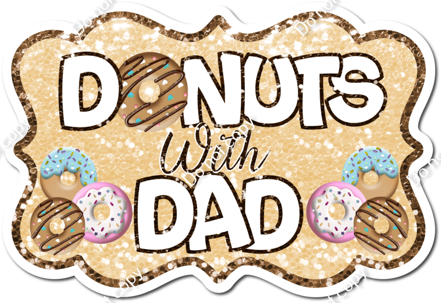 Donuts With Dad Clipart